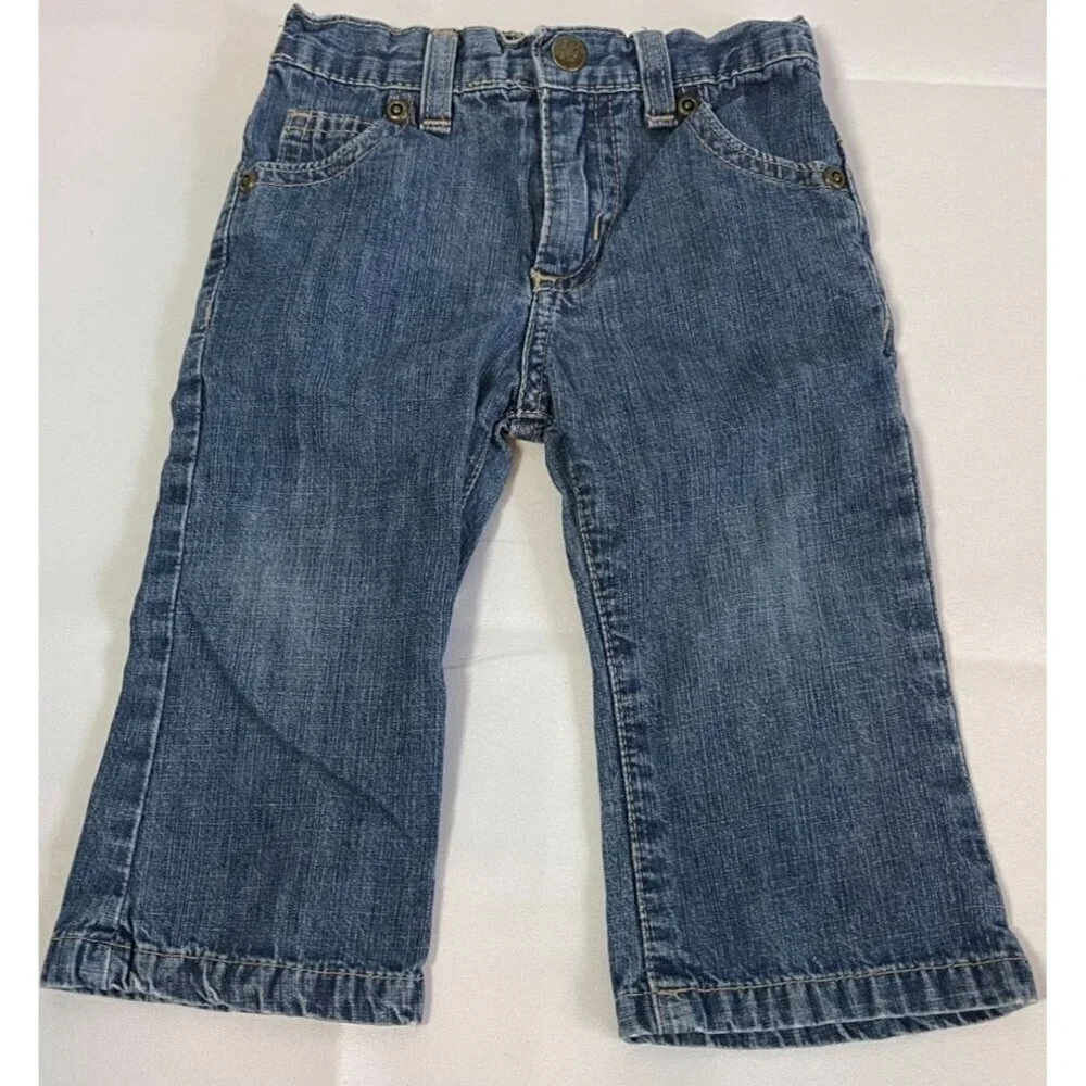 Lot of 3 Baby GIrl 12 Months Clothing‎ Jeans, One Piece, Dress Carters